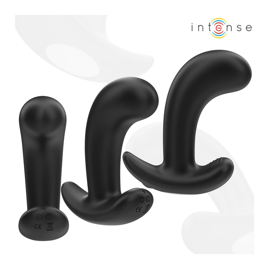 INTENSE - CHANDLER ANAL PLUG 10 VIBRAZIONI NERO TELECOMANDO